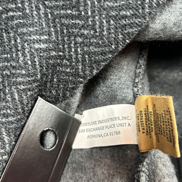 Jeremiah Mens XL Herringbone 1/4 Zip Pullover Sweatshirt Gray Blue Long Sleeve - Picture 8 of 9